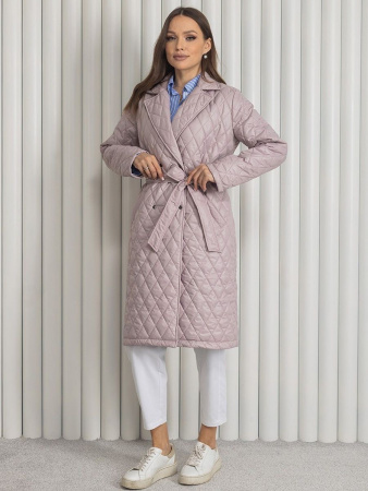 Пальто женское модель 22076 темно-розовый
