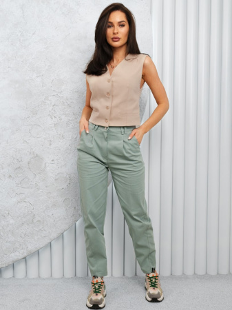 Жилет женский модель 23011 бежевый
