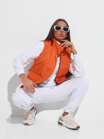 Жилет женский модель 21026 оранжевый
